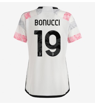 Juventus Leonardo Bonucci #19 Bortedrakt Kvinner 2023-24 Kortermet